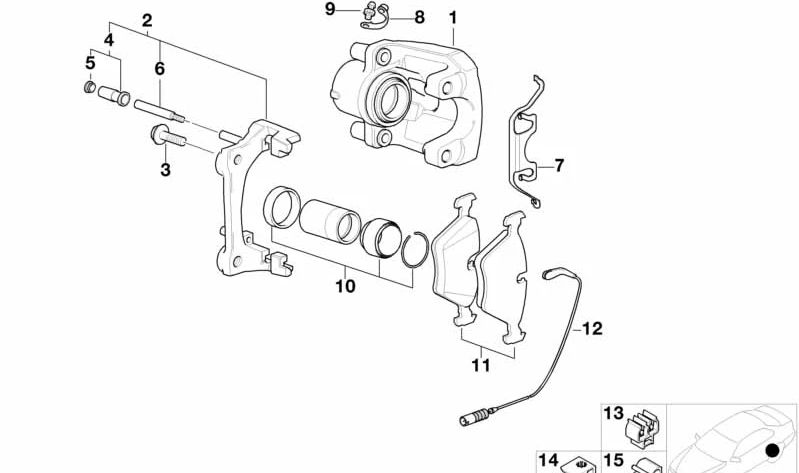 Brake Pad Set, disc brake ATE Ceramic (ATE)