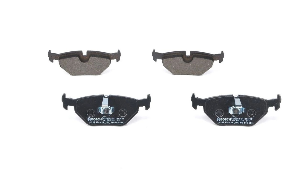 [0 986 424 484] Brake Pad Set, disc brake (Bosch)