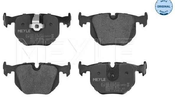 Brake Pad Set, disc brake MEYLE-ORIGINAL (Meyle)