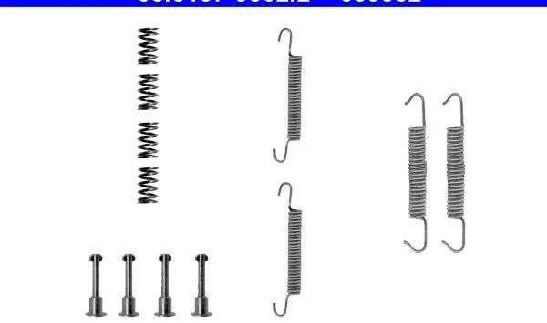 [03.0137-9062.2] Kit d'accessoires, mâchoires de frein à main (ATE)