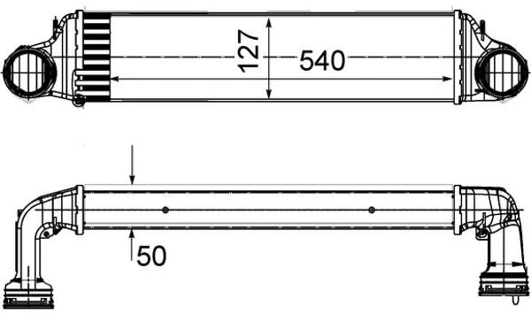[CI 488 000S] Intercooler (Mahle)