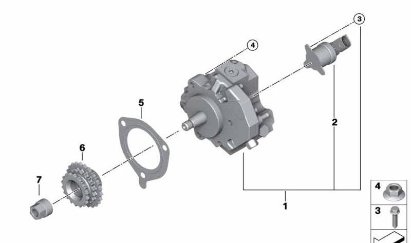 [0 986 437 323] Hochdruckpumpe (Bosch)